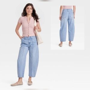 Universal Thread Light Blue Ankle & Cropped Jeans